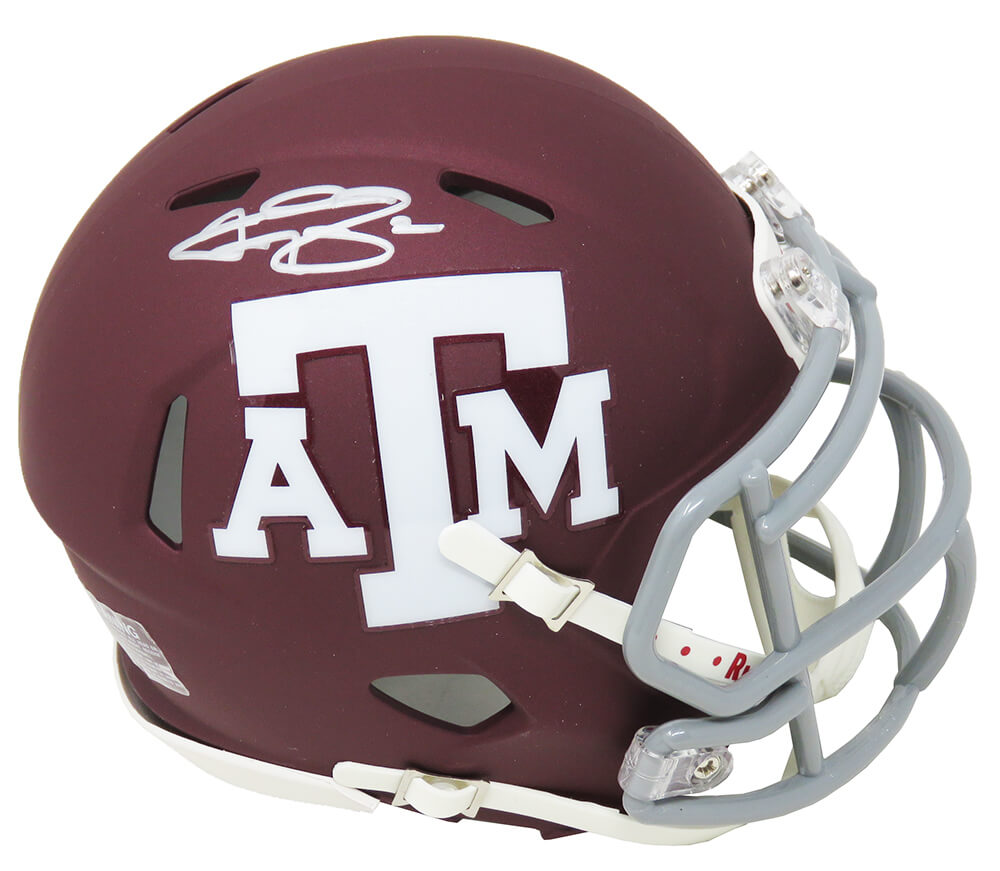 Johnny Manziel Signed Texas A&M Aggies Riddell Speed Mini Helmet