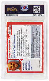 Floyd Mayweather Jr Signed 2012 Sports Illustrated Boxing Card #152 - (PSA Encapsulated)