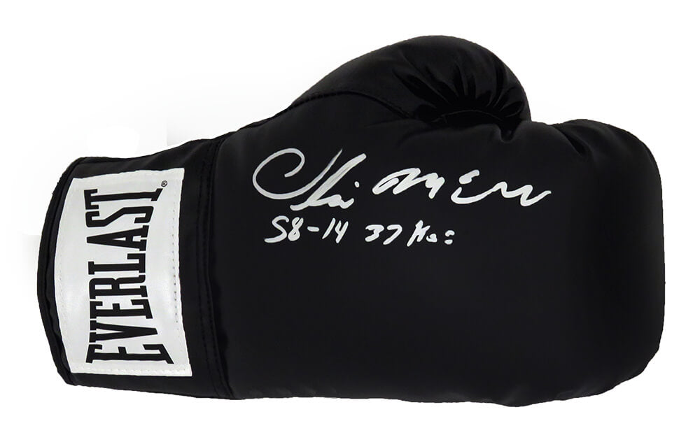 Oliver McCall Signed Everlast Black Boxing Glove w/58-14, 37 KO's