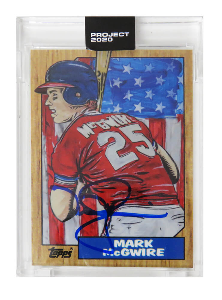 Mark McGwire Signed Topps Project 2020 Card #81 (Blake Jamieson - Artist)