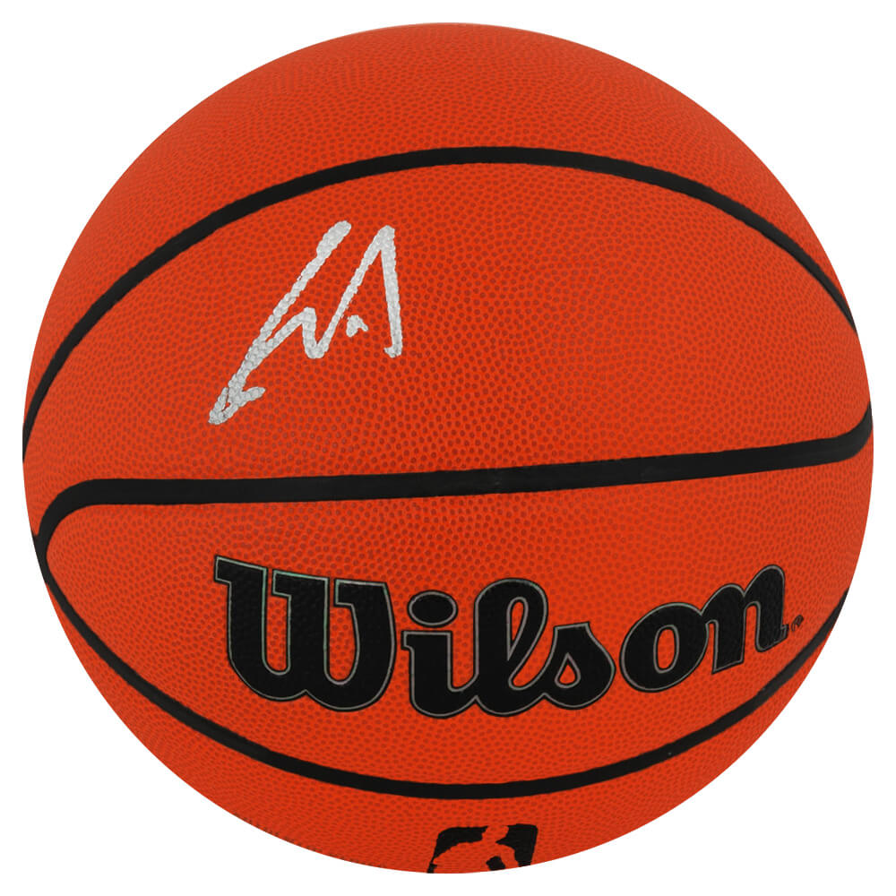 Yao Ming Signed Wilson Indoor/Outdoor NBA Basketball