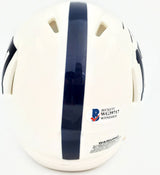 Pat Freiermuth Autographed Penn State Nittany Lions White Speed Mini Helmet Beckett BAS Stock #191112