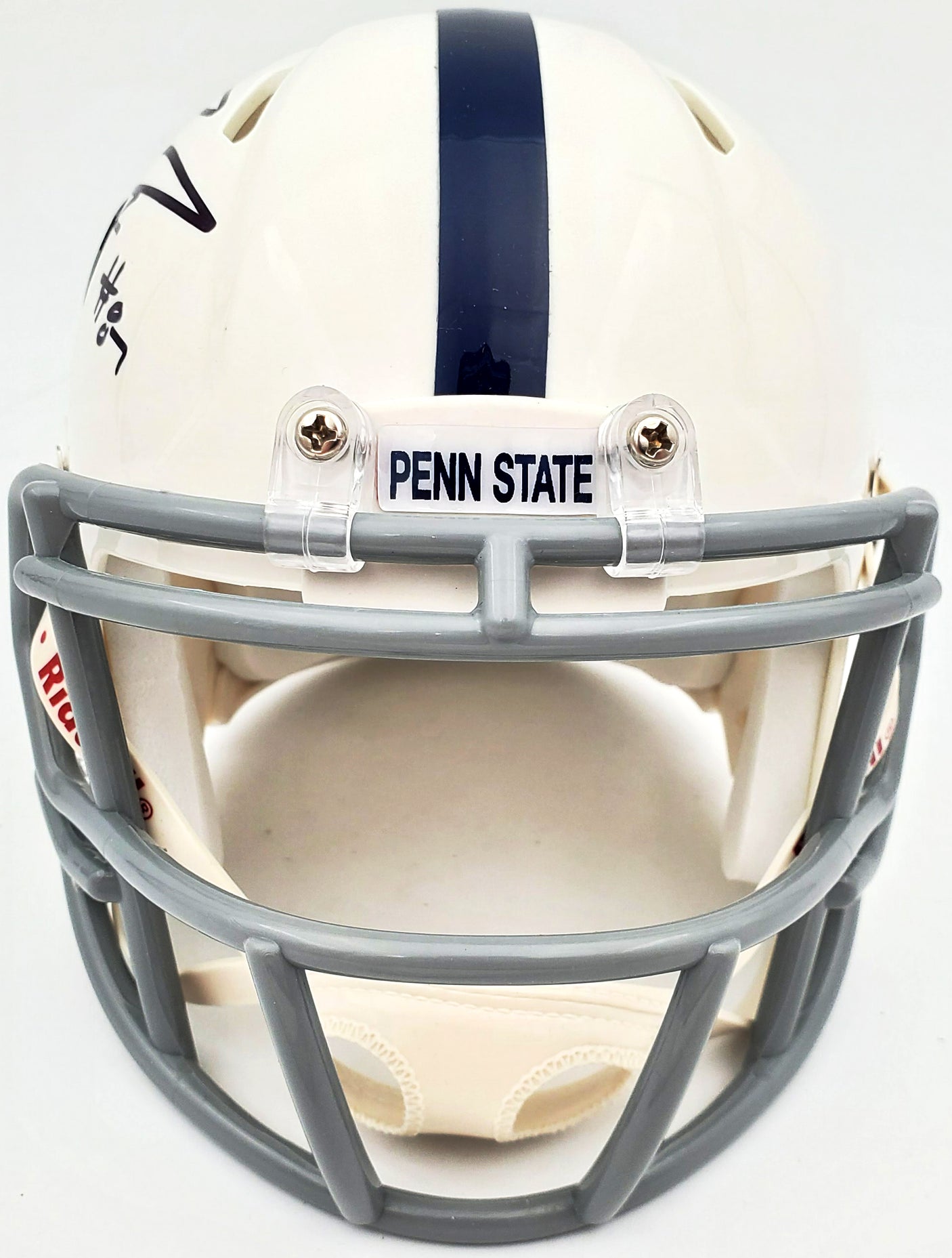 Pat Freiermuth Autographed Penn State Nittany Lions White Speed Mini Helmet Beckett BAS Stock #191112