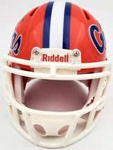 Kyle Pitts Autographed Florida Gators Orange Speed Mini Helmet Beckett BAS Stock #189799