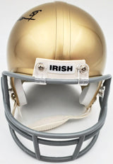 Tim Brown Autographed Notre Dame Fighting Irish Mini Helmet Beckett BAS Stock #189388