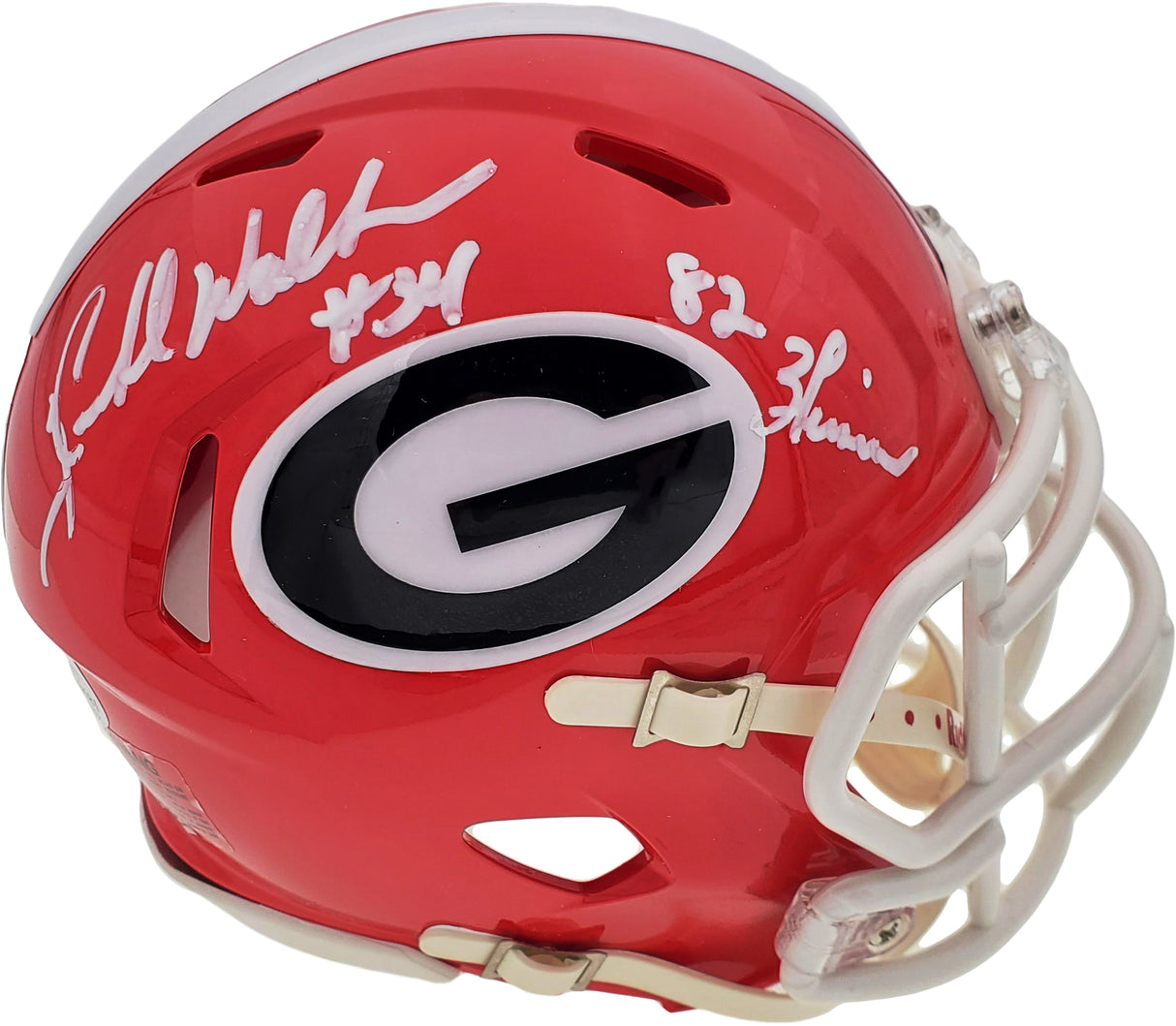 Herschel Walker Autographed Georgia Bulldogs Speed Mini Helmet "Heisman 82" Beckett BAS Stock #185958