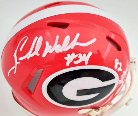 Herschel Walker Autographed Georgia Bulldogs Speed Mini Helmet "Heisman 82" Beckett BAS Stock #185958