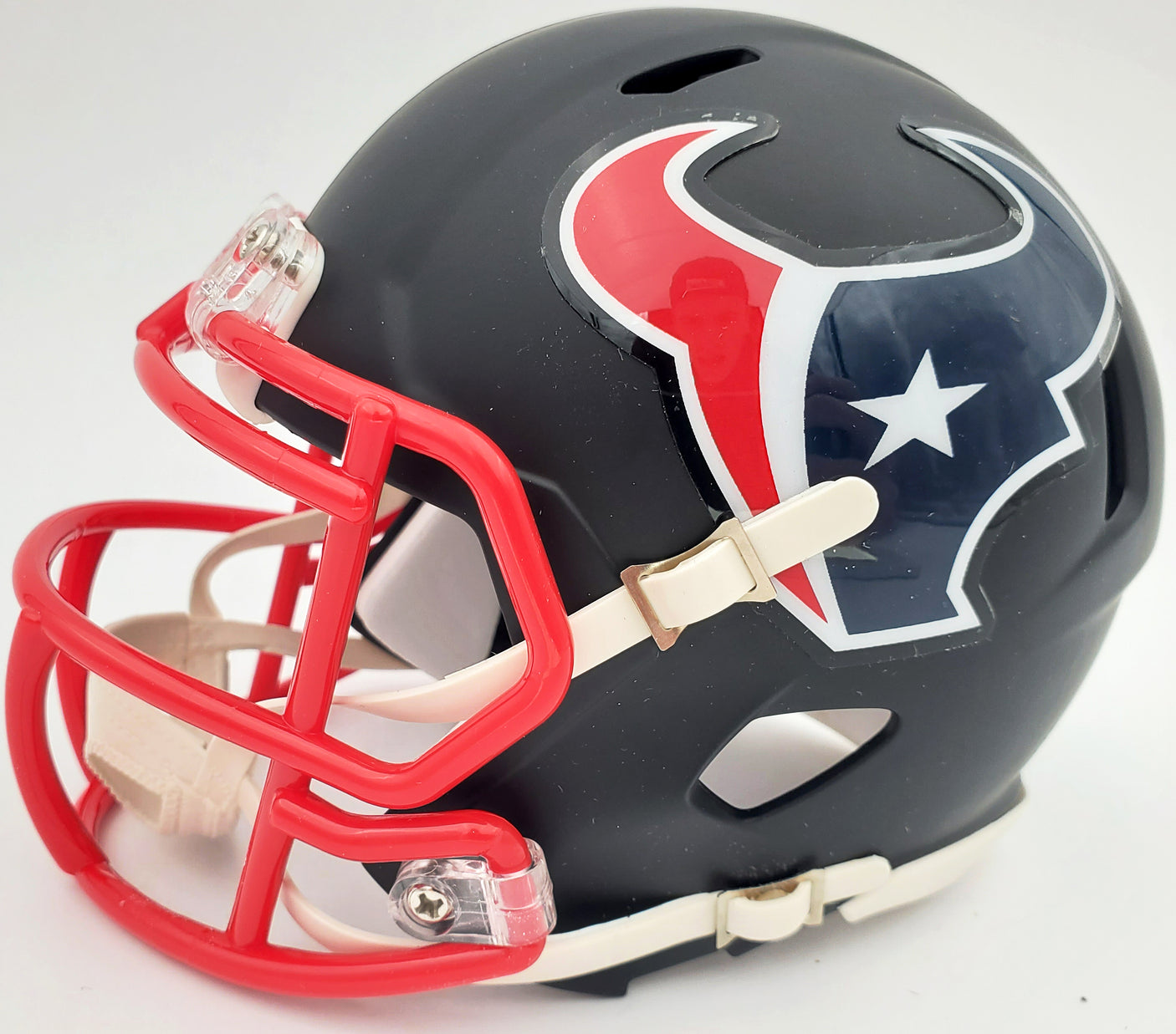 Deshaun Watson Autographed Houston Texans Matte Black Speed Mini Helmet Beckett BAS Stock #156854