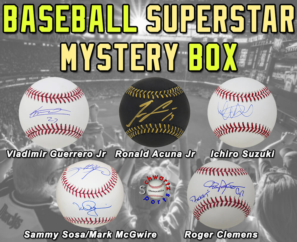 Schwartz Sports Baseball Superstar Signed Mystery Baseball - Series 16 (Limited to 75)