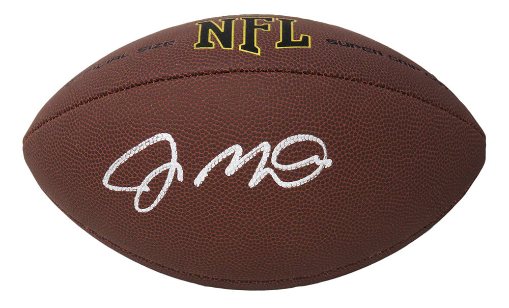 Joe Montana Signed Wilson Super Grip Full Size NFL Football