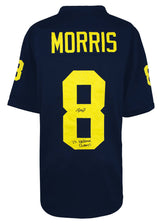 Tyler Morris Signed Navy Custom College Football Jersey w/23 National Champs