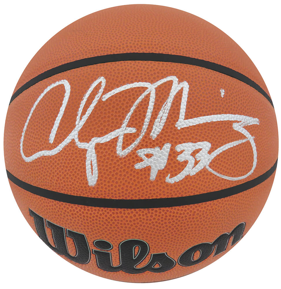 Alonzo Mourning Signed Wilson Indoor/Outdoor NBA Basketball