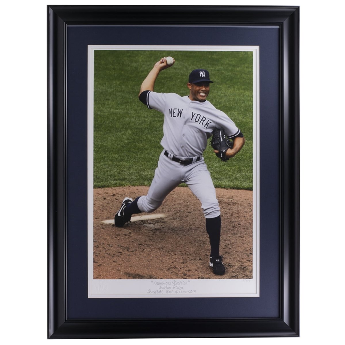 Mariano Rivera Framed 17x22 Unanimous Historical Photo Archive Giclee - Sports Integrity