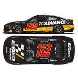 PRE-ORDER Ryan Blaney Signed 2024 1:24 Advanced Auto Parts Diecast Car (COA)