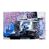 Ricky Stenhouse Jr. Signed NASCAR 2023 Daytona 500 Win Confetti 20x30 Gallery Wrapped Photo on SpeedCanvas (PA)