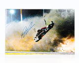 Ryan Preece Signed 2023 Daytona Crash Photo – 20x30 Canvas (COA)