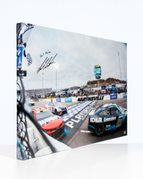 Ross Chastain "Hail Melon" Signed 20x30 Martinsville NASCAR Photo on SpeedCanvas (COA)