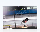 Ryan Preece Signed 2023 Daytona Wreck 20x30 Canvas Photo – Official COA