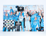 Ricky Stenhouse Jr. Signed 2023 Daytona 500 Win Trophy 20x30 Canvas Photo (COA)