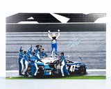 Ricky Stenhouse Jr. Signed 2023 Daytona 500 Win 20x30 Canvas Photo