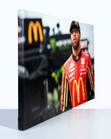 Bubba Wallace 2024 Daytona 500 Signed McDonald's Pit Stop Canvas (COA)