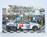 Kevin Harvick Signed 2022 Richmond Win Mobil 1 20x30 Canvas Photo (COA)