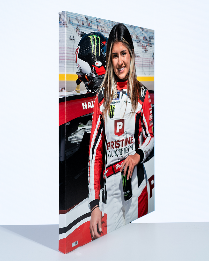 Hailie Deegan Signed 20x30 XFinity Debut Gallery Canvas Photo (COA)