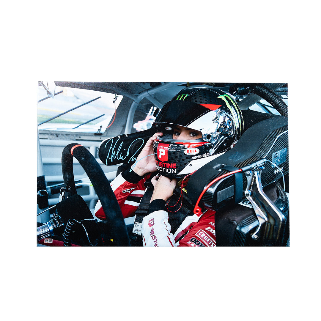 Hailie Deegan Autographed 20x30 NASCAR Xfinity 2024 Debut Canvas - Deegan COA