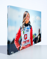 Hailie Deegan Signed 20x30 Canvas – 2022 XFinity Debut Photo w/ COA