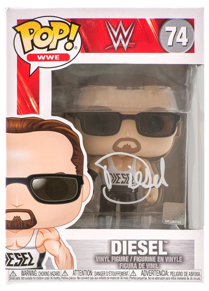 Kevin Nash Signed WWE Diesel Funko Pop Doll #74