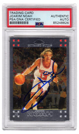 Joakim Noah Signed Chicago Bulls Topps Chrome Rookie Basketball Trading Card #146 - (PSA Encapsulated)