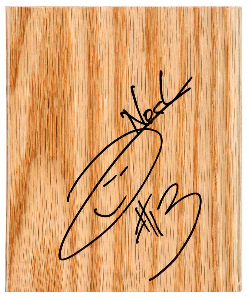 Joakim Noah Signed 56 Floor Piece