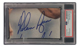 Nolan Ryan Signed Slabbed Texas Rangers Cut Signature PSA/DNA 85076340 - Sports Integrity