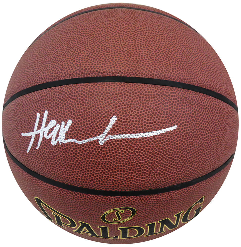 Hakeem Olajuwon Signed Spalding Elevation Indoor/Outdoor NBA Basketball