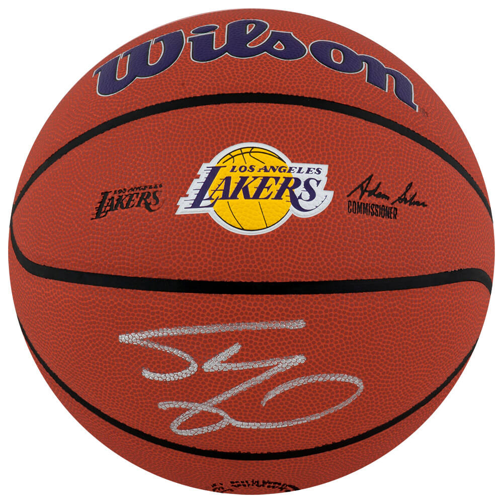 Shaquille O'Neal Signed Wilson Los Angeles Lakers Logo Full Size NBA Basketball