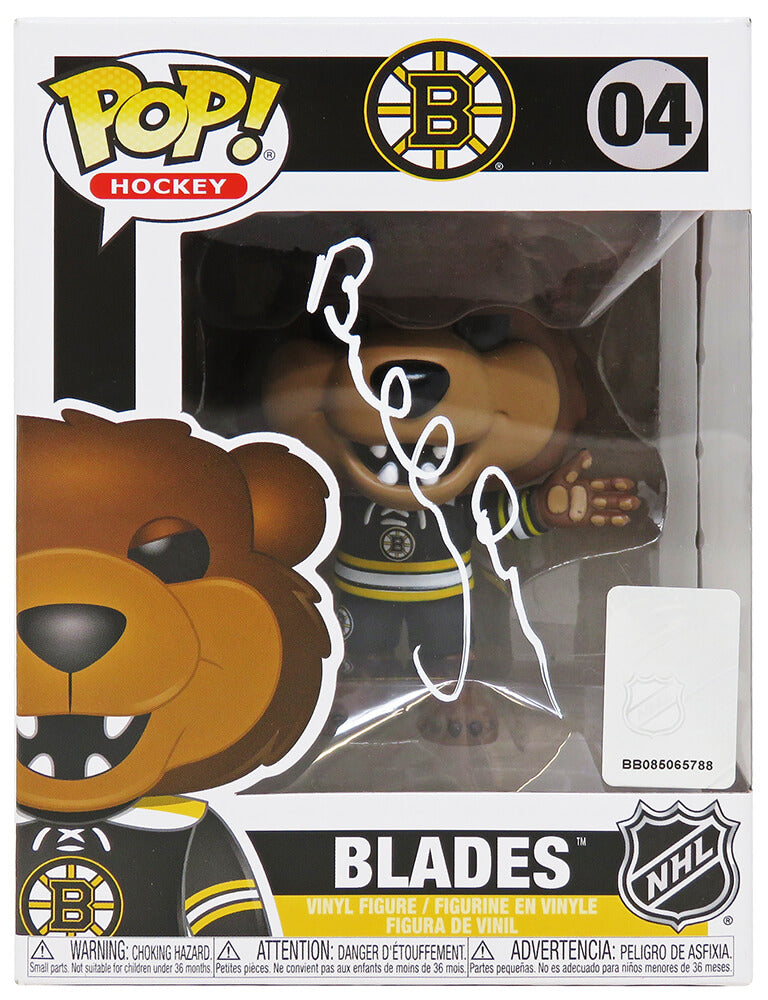 Bobby Orr Signed Boston Bruins Blades NHL Mascot Funko Pop Doll #04