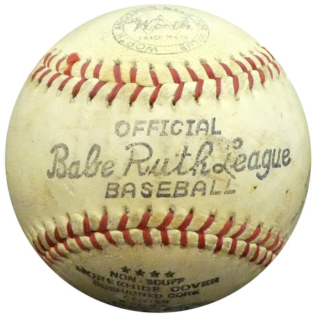 Mickey Mantle Autographed Official Babe Ruth League Baseball New York Yankees "Best Wishes" PSA/DNA #I88287