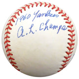 Joe "Oates" DeMaestri Autographed Official AL Baseball New York Yankees "1961 World Champs & 1960 AL Champs" PSA/DNA #H55311