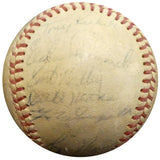 1960 New York Yankees Autographed Official Little League Baseball With 25 Total Signatures Including Roger Maris & Yogi Berra PSA/DNA #K49523