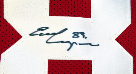 San Francisco 49ers Earl Cooper Autographed Red Jersey PSA/DNA Stock #105034