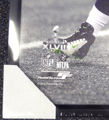 Russell Wilson Autographed Framed 24x30 Canvas Photo Seattle Seahawks "SB XLVIII Champs" Super Bowl RW Holo Stock #107484