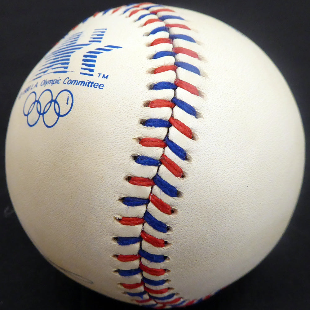 John Marzano Autographed Official 1984 Olympics Baseball Boston Red Sox, Seattle Mariners Beckett BAS #F27023