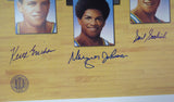 UCLA Bruins Legends Autographed 22x40 Lithograph With 7 Signatures Including Kareem Abdul-Jabbar, John Wooden & Bill Walton Beckett BAS Stock #121631