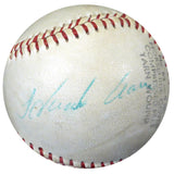 Hank Aaron Autographed Baseball Atlanta Braves Vintage Signature Beckett BAS #A04762