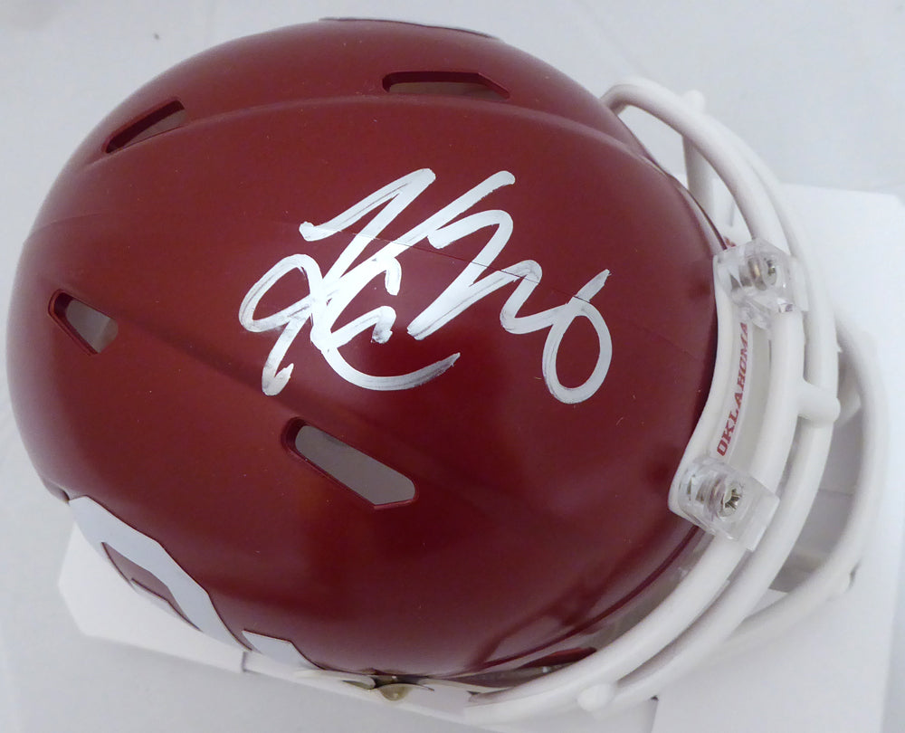 Kyler Murray Autographed Oklahoma Sooners Speed Mini Helmet Beckett BAS #J49298