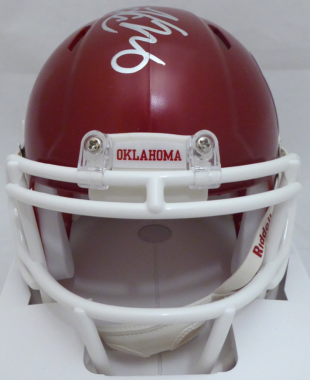 Kyler Murray Autographed Oklahoma Sooners Speed Mini Helmet Beckett BAS #J49298