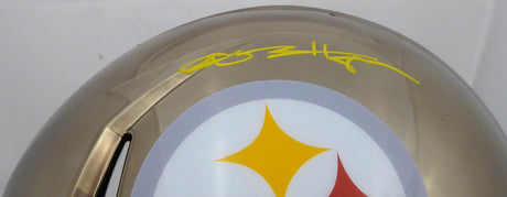 Antonio Brown Autographed Pittsburgh Steelers Chrome Full Size Speed Replica Helmet Beckett BAS #F86018