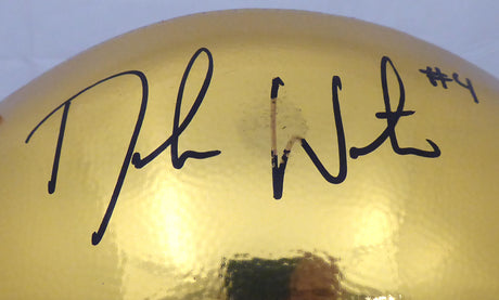 Deshaun Watson Autographed Wilson Gold Limited Edition Clemson Tigers National Champions Football (Smudged) Beckett BAS #I41472