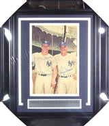 Mickey Mantle & Roger Maris Autographed Framed 7x10 Magazine Page Photo New York Yankees Beckett BAS #A74177