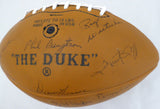 1969 Green Bay Packers Team Autographed Football With 50 Total Signatures Including Bart Starr PSA/DNA #AE04869